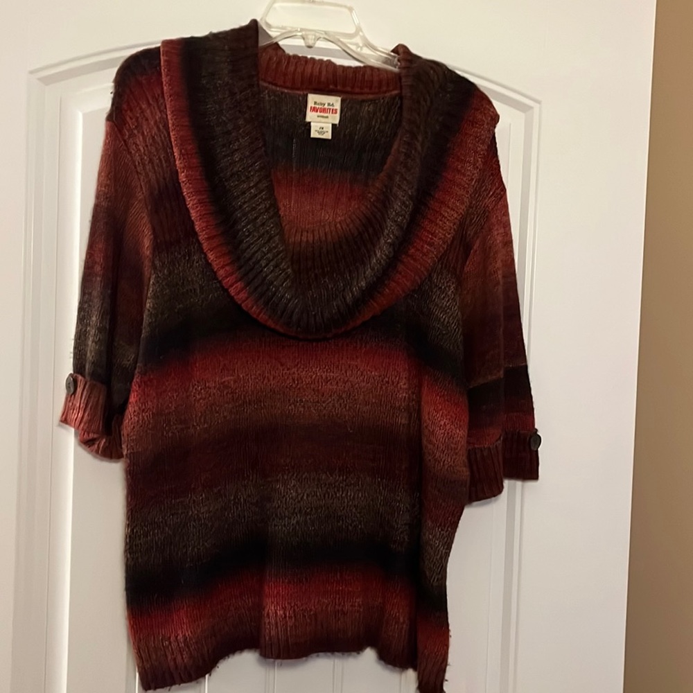 Ruby Rd. cowl neck sweater